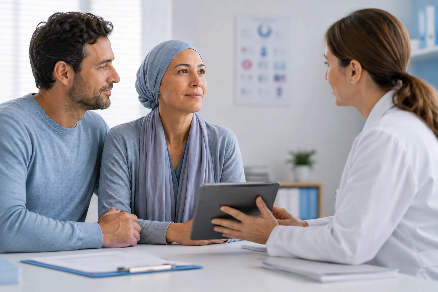 Woman Patient I Tarian Pharma I Consultation with Female Doctor and Partner